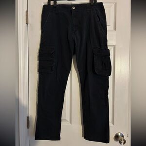Black Wrangler Cargo Pants